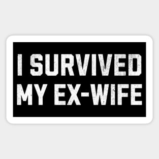 I Survived My Ex Wife Sticker